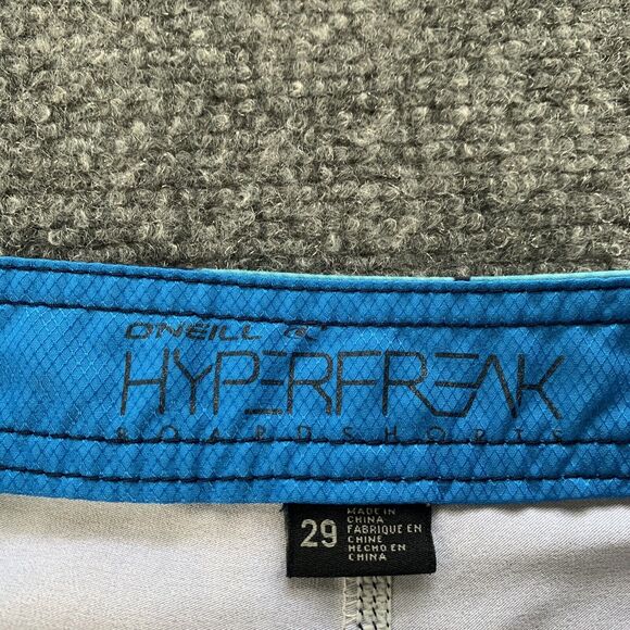 O’Neill Hyperfreak Mens Board Shorts Swim Trunks Surfing Blue Floral Size 29 - Picture 12 of 16